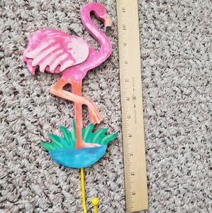 Flamingo with hook